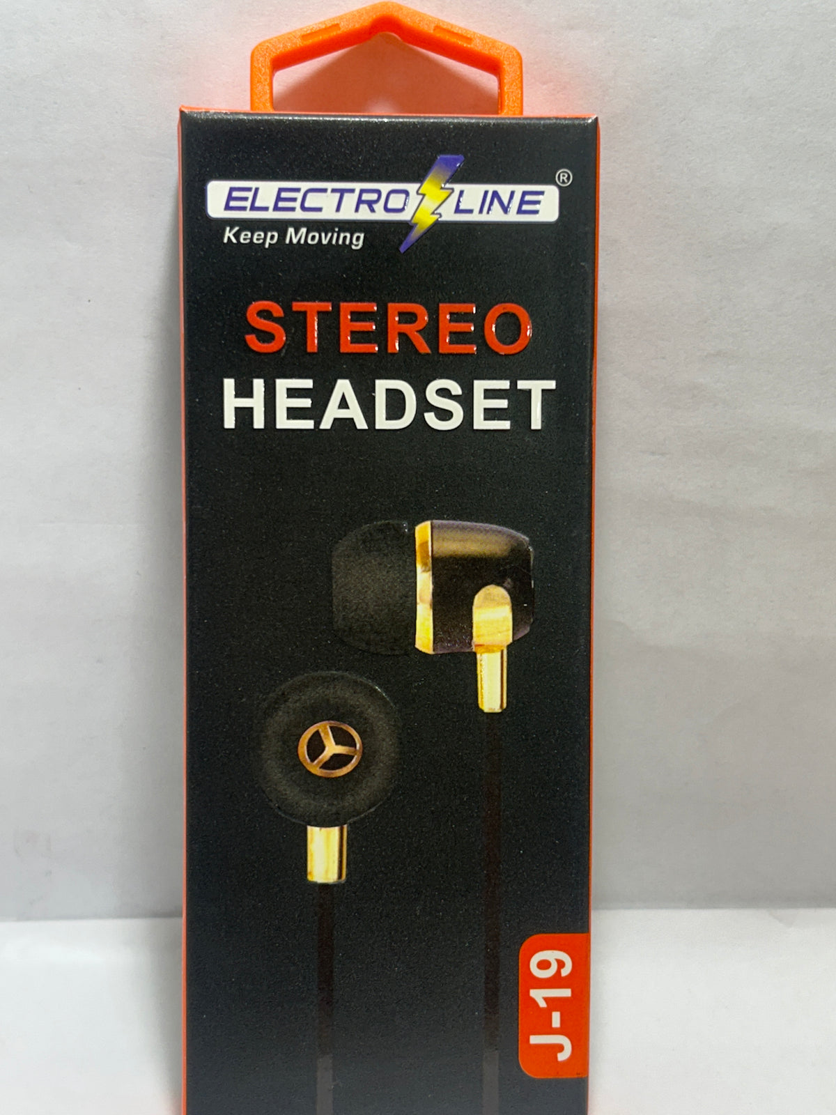 ELECTRO LINE J-19 STEREO HEADSET EARPHONES