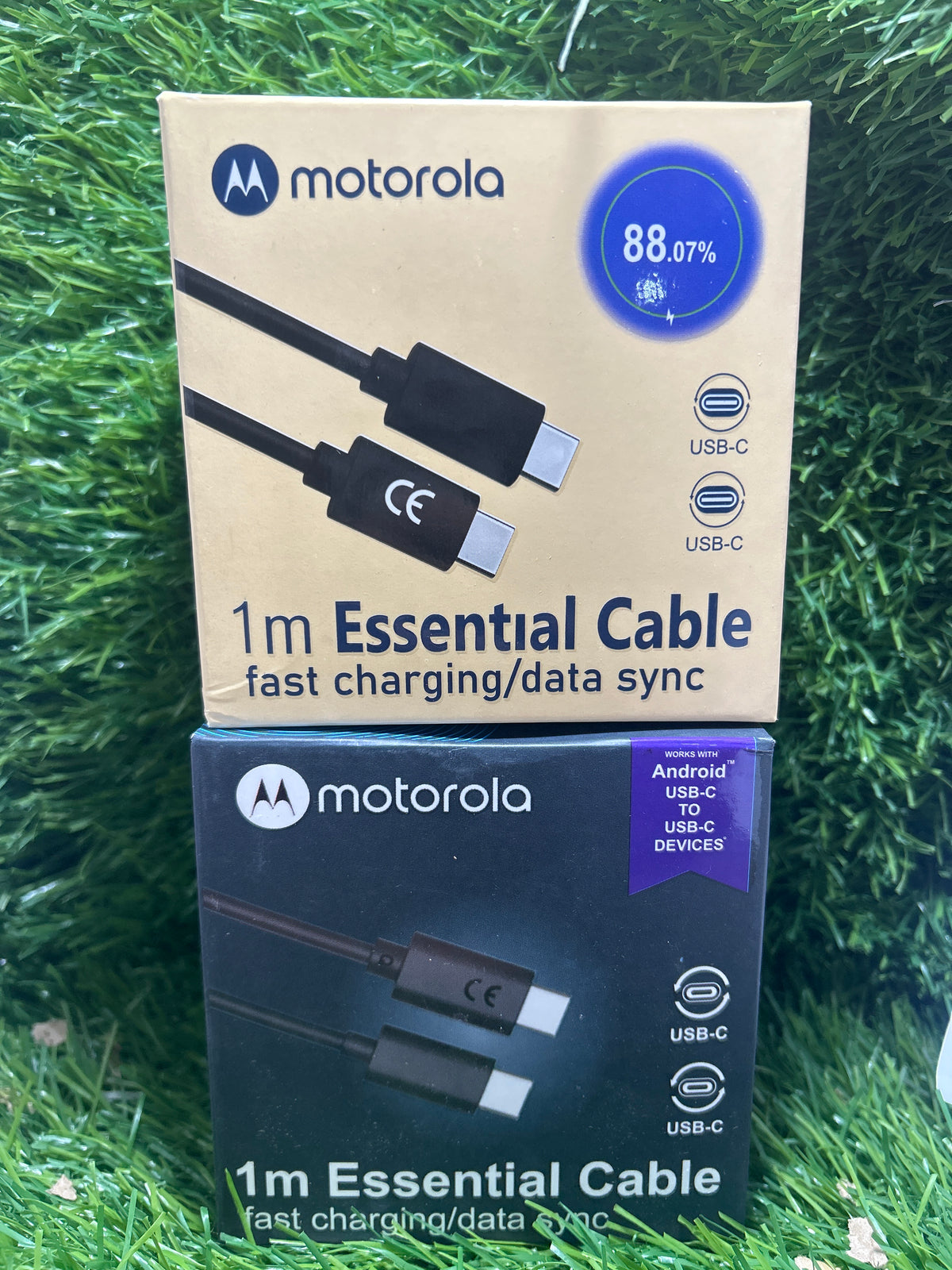 Motorola 1M Type C To Type C Turbo Power Charging Cable