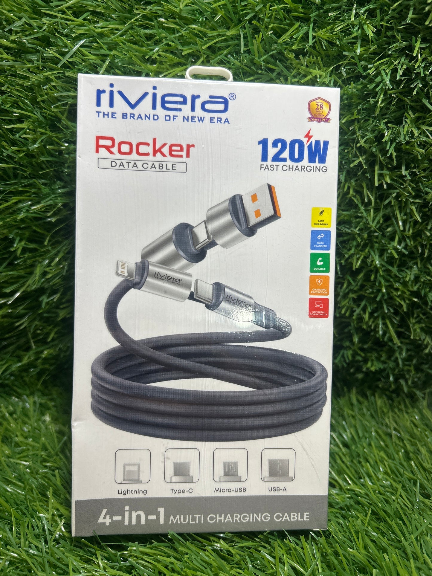 Riviera Rocker 120W 4in1 Cable