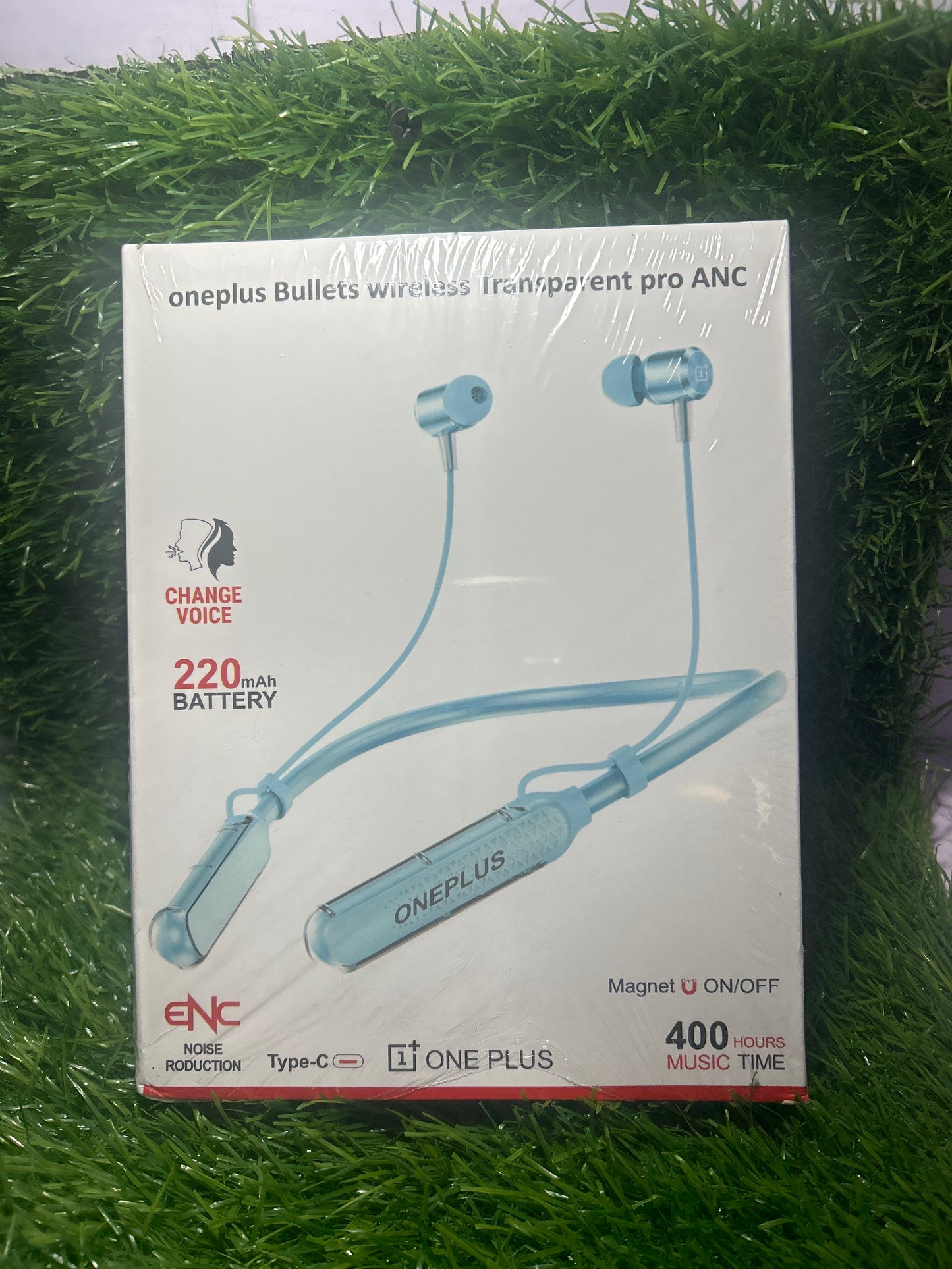 One Plus 220 MA Magnet On/Off Type C Neckband