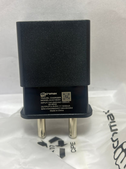 Micromax Orignal Charger New modal 15c01
