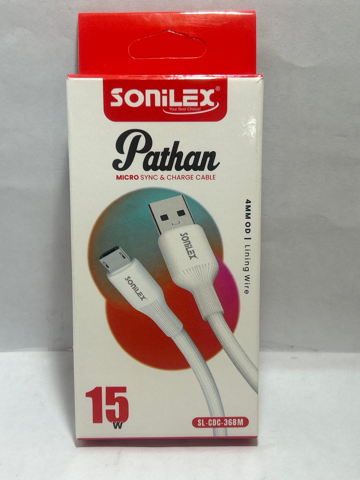 Sonilex Phatan 15W Micro USB V8 Cable