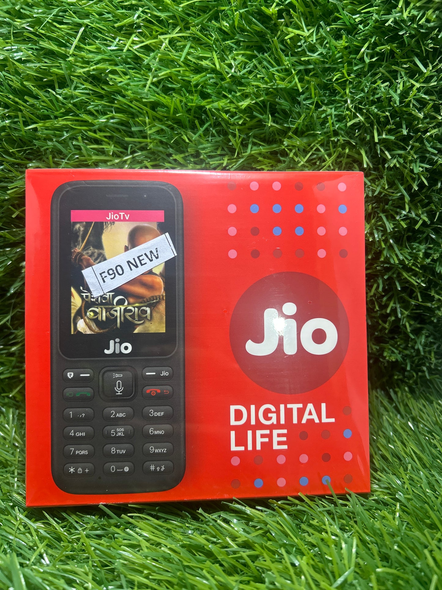 JIO F90 (Red) New Keyped Mobile Phone