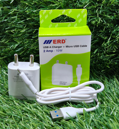 ERD TC-21/TC 202 2A USB Charger with Type C Cable