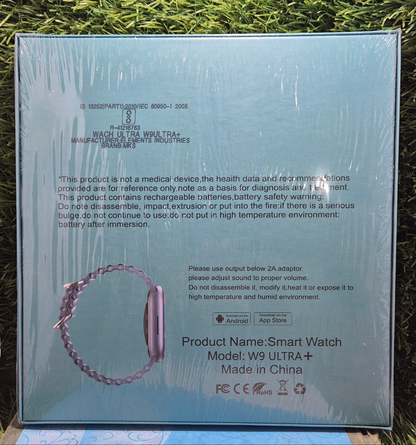 W9 Ultra+ Big Size Smart Watch 4+1