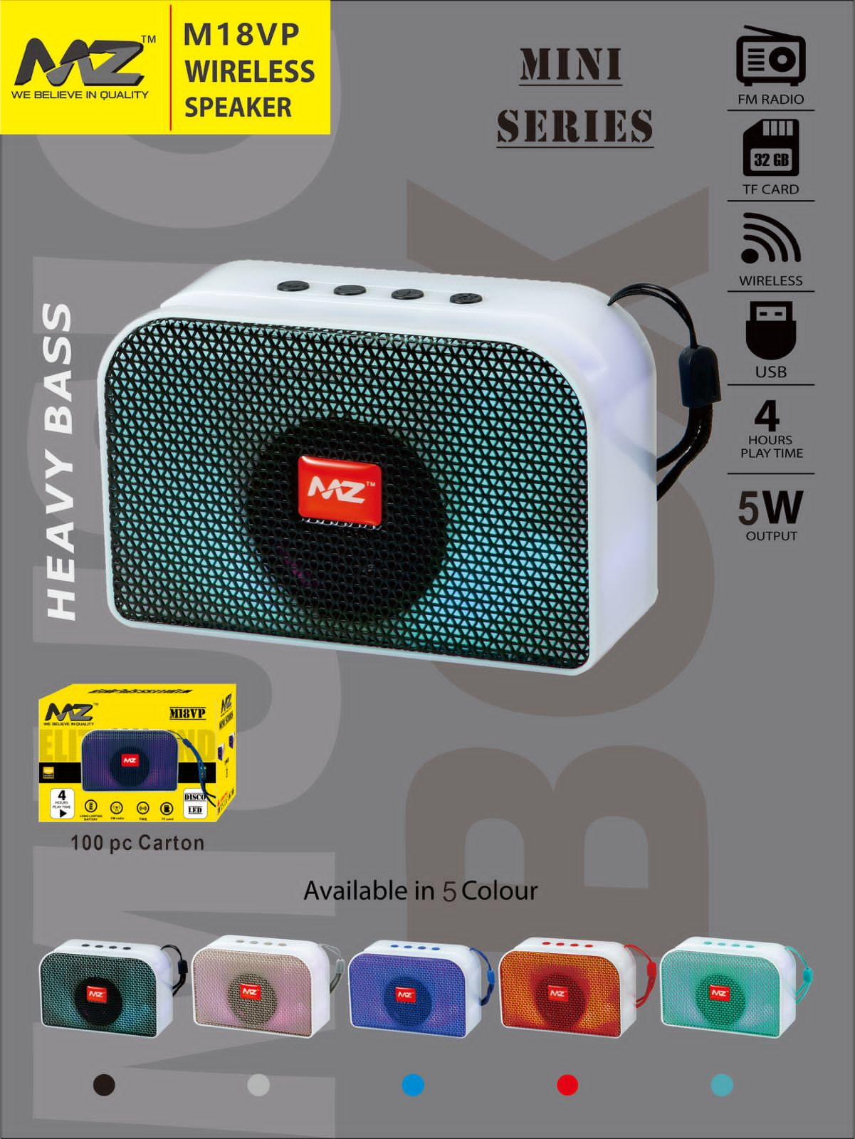 MZ M18VP/Portable speaker