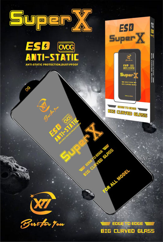 Knxinda and Milake super X ESD Anti-Static Temper Glass IPHNOE and ONE+