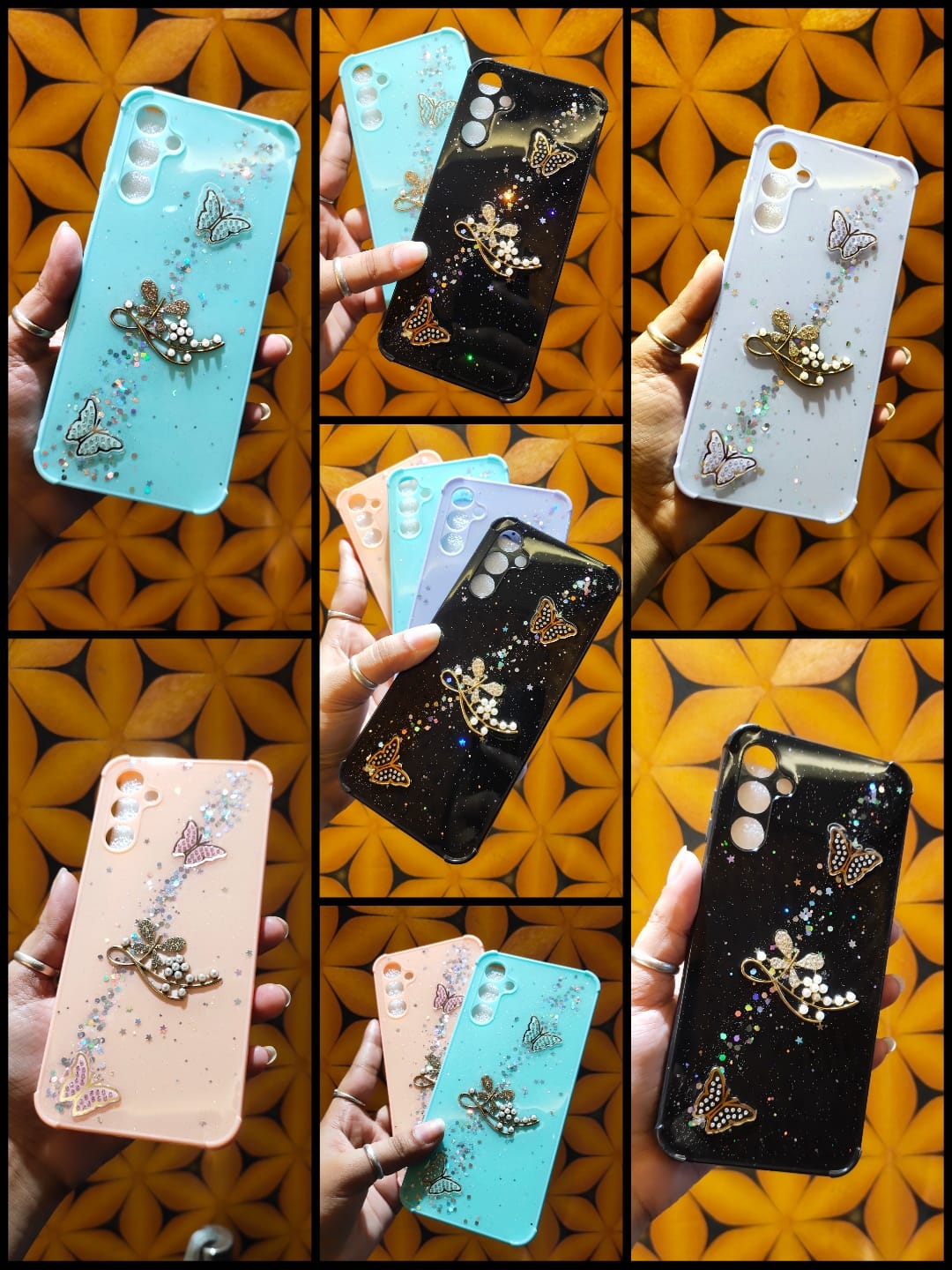 NEW BUTTERFLY fancy ladies mobile case cover