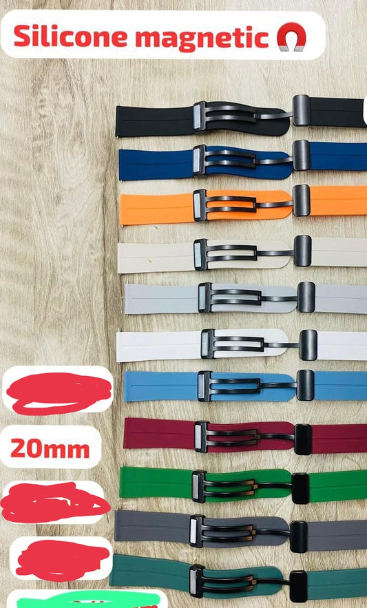 20mm SILICON-MAGNETIC SMART WATCH BELT