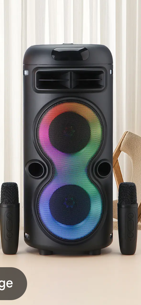 MZ S682 DUAL MIC KARAOKE SPEAKER
