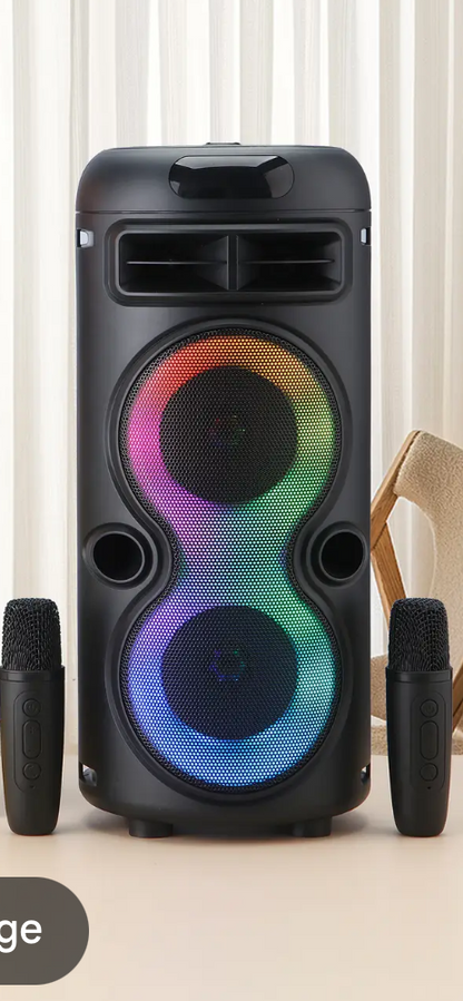 MZ S682 DUAL MIC KARAOKE SPEAKER