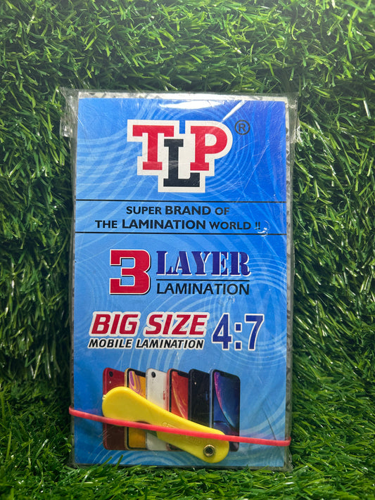 TLP 3 Layer Lamination 4:7 Size