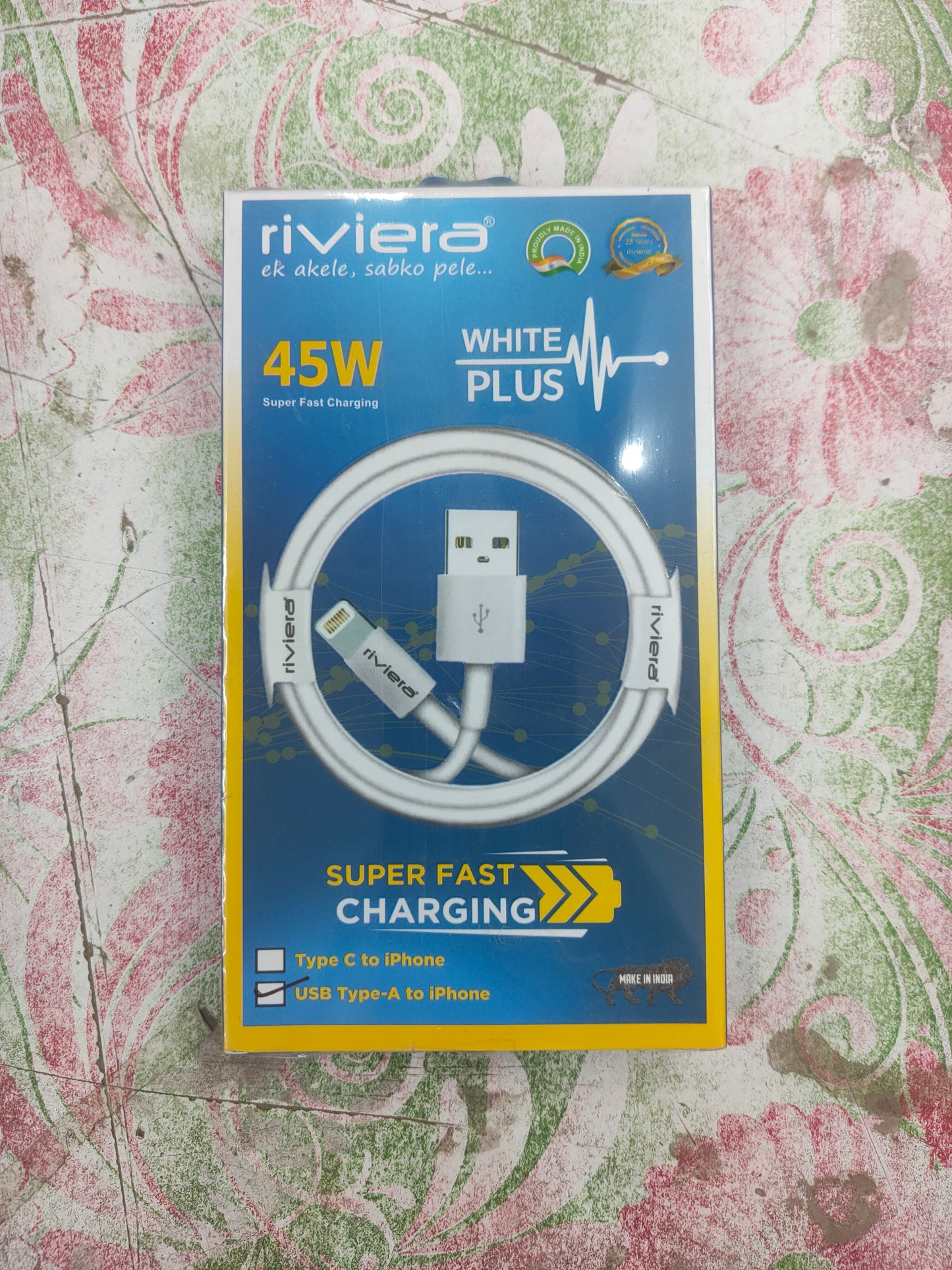 Riviera 45W iphone Cable