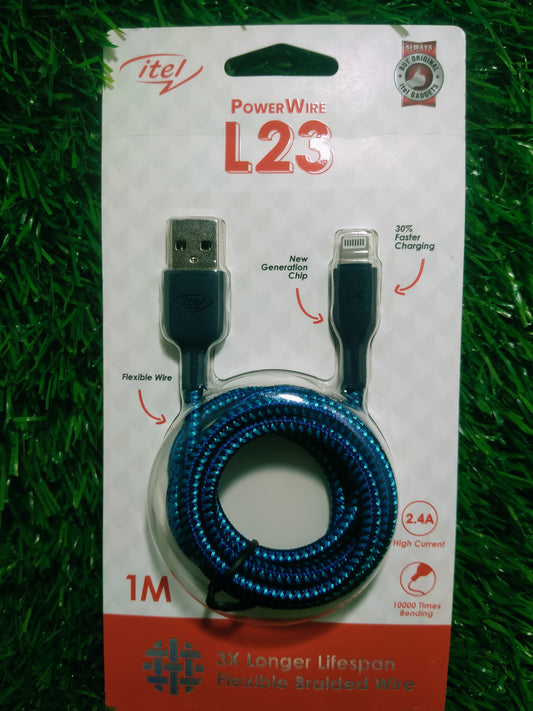 Itel L23 iphone cable 2.4A