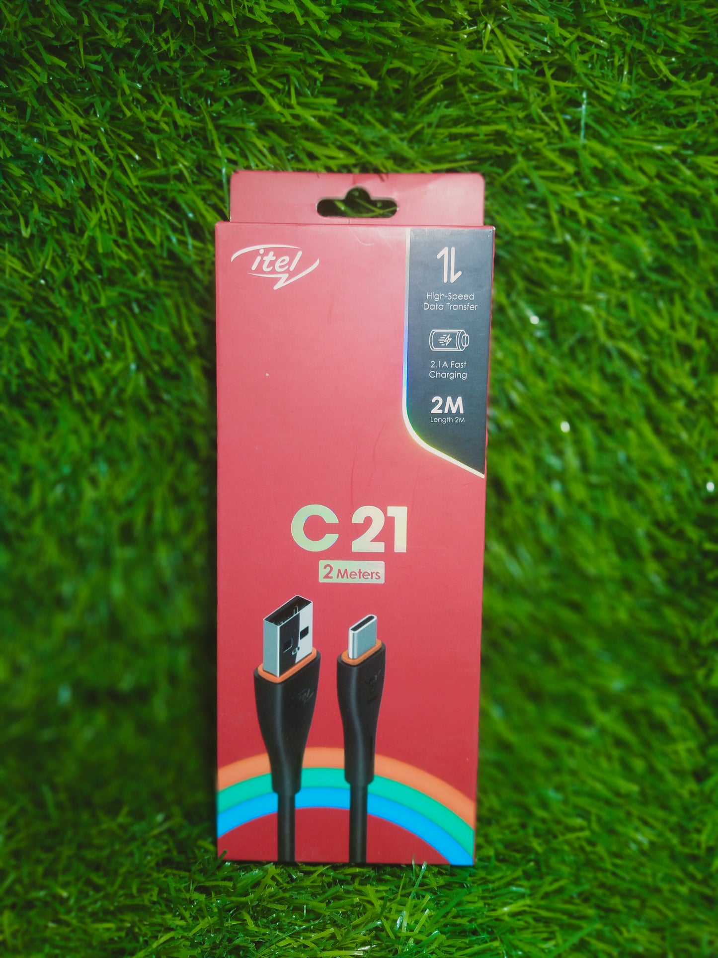 itel C21 type C cable 2 meter 2.1A