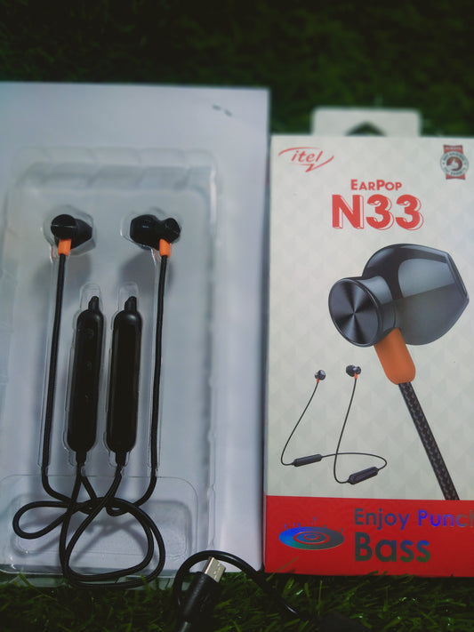 itel N33 earpop neckband