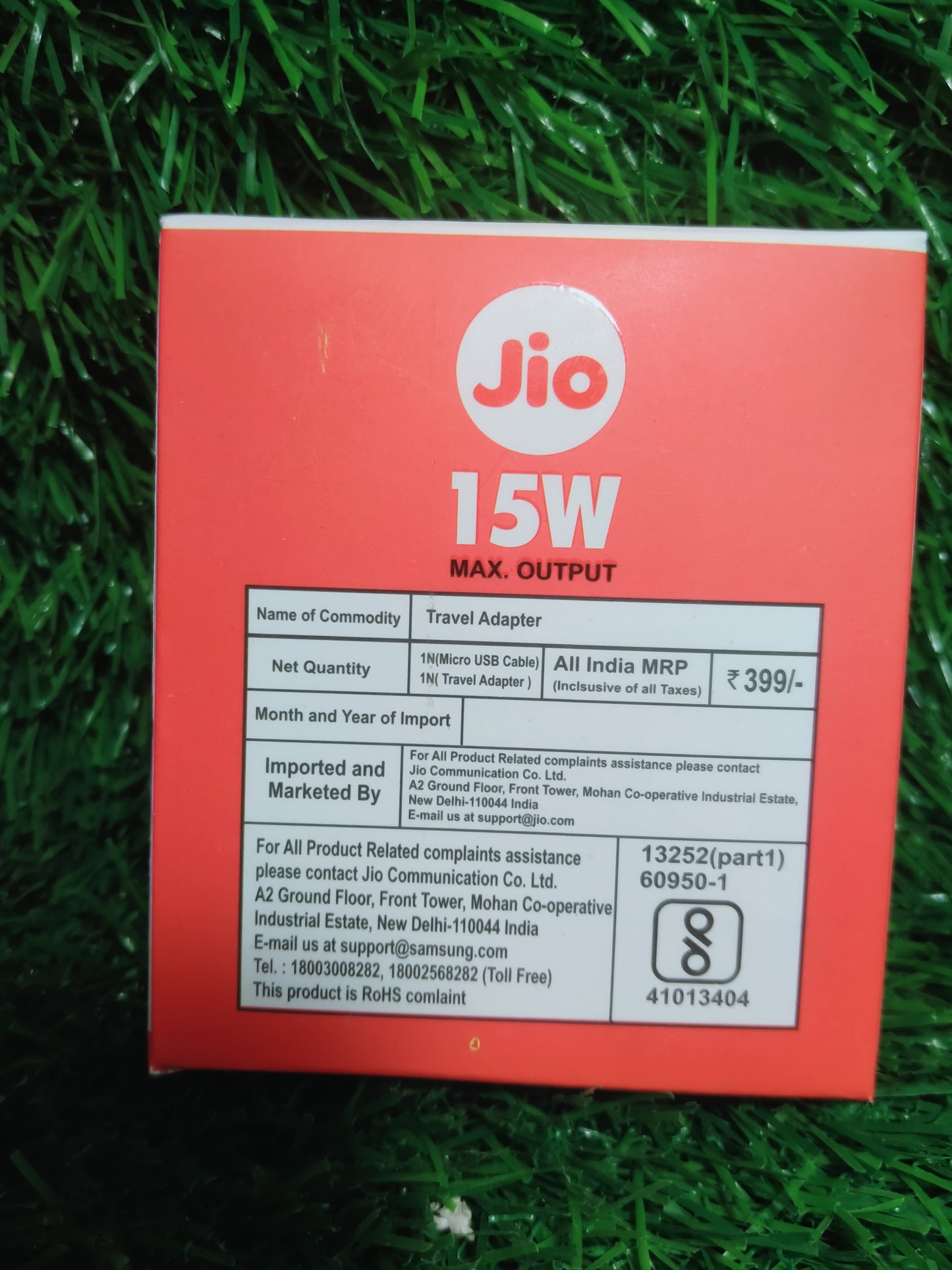 JIO 15W single usb charger