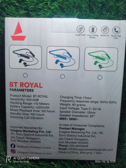 Boat BT- Royal / Neckband