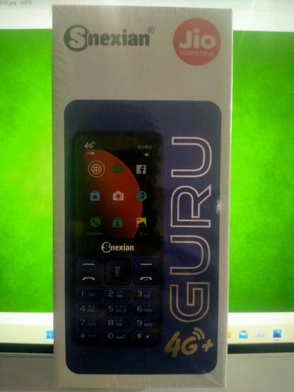 SNEXIAN GURU 4G,2.4inch display Jio compatible mobile phone