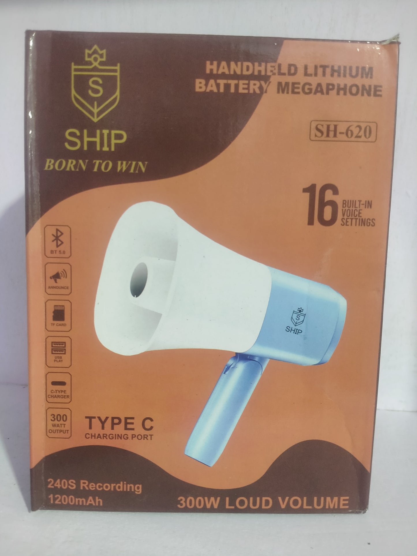 Ship megaphone speaker