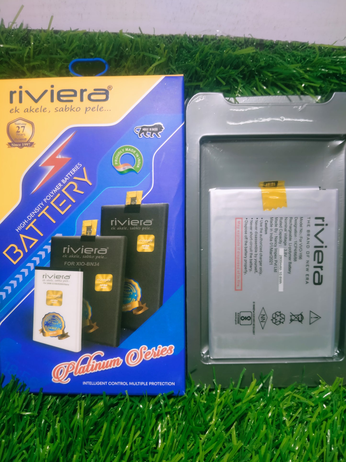 Riviera VVO-Y66, 2800 mAh battery