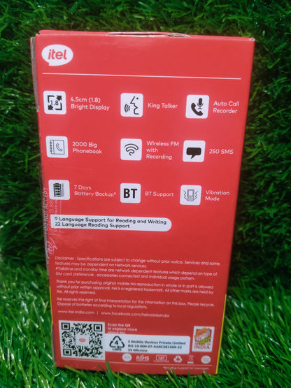 ITEL ACE3 shine mobile phone