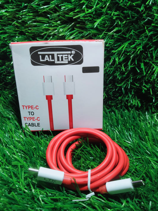 lal tek type C to C cable