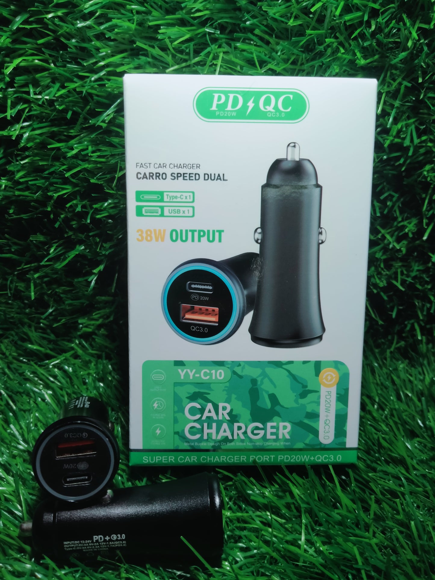 METAL CAR CHARGER YY-C10