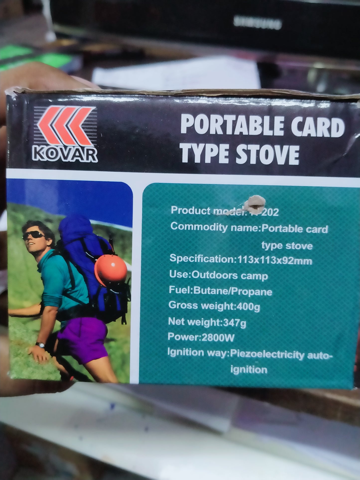 Portable Card stove