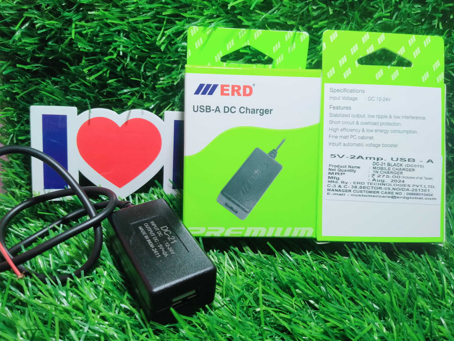 ERD DC-21 ,usb DC CHARGER