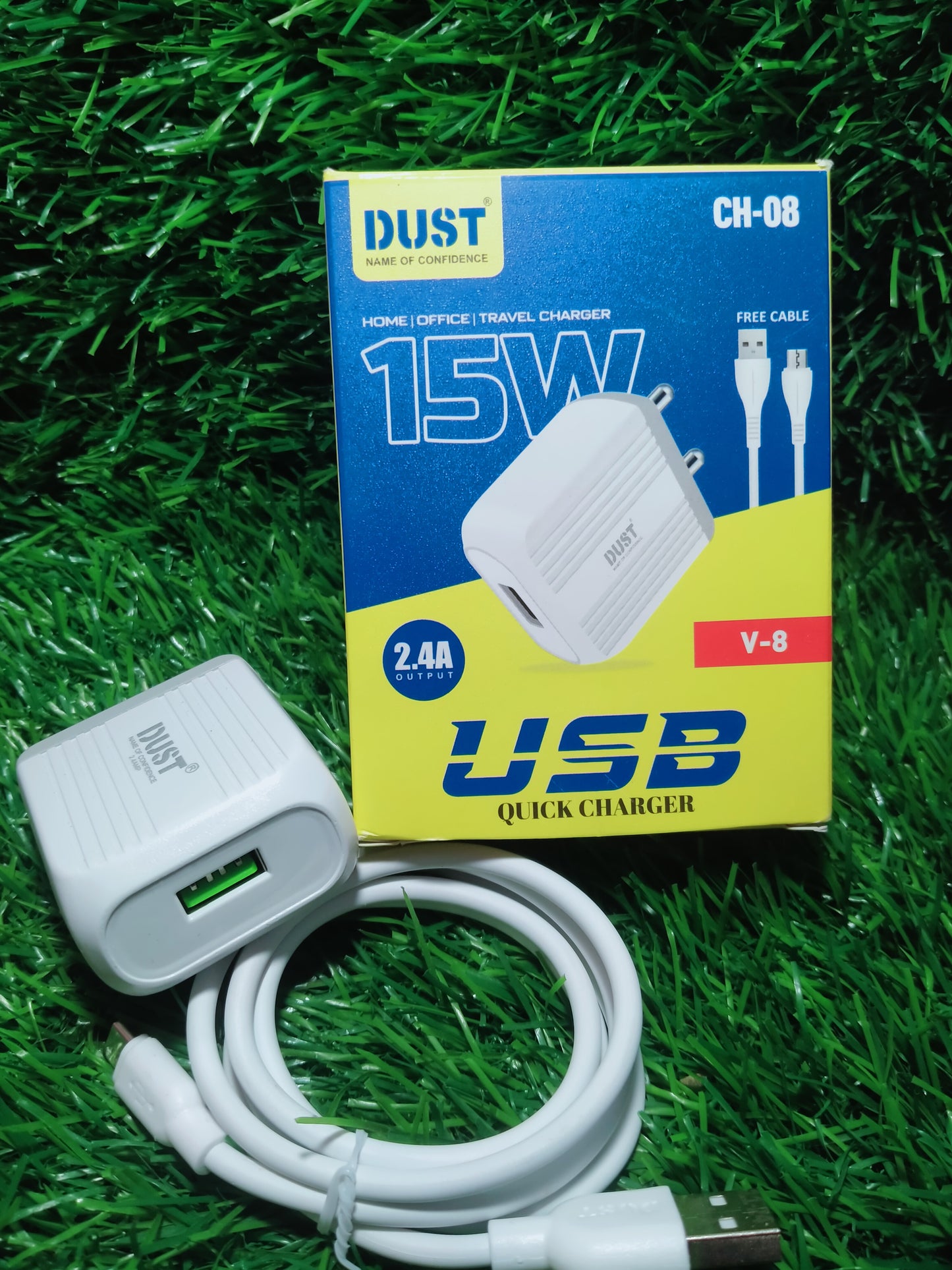 DUST CH-08,15W 2.4A,V8 mobile charger