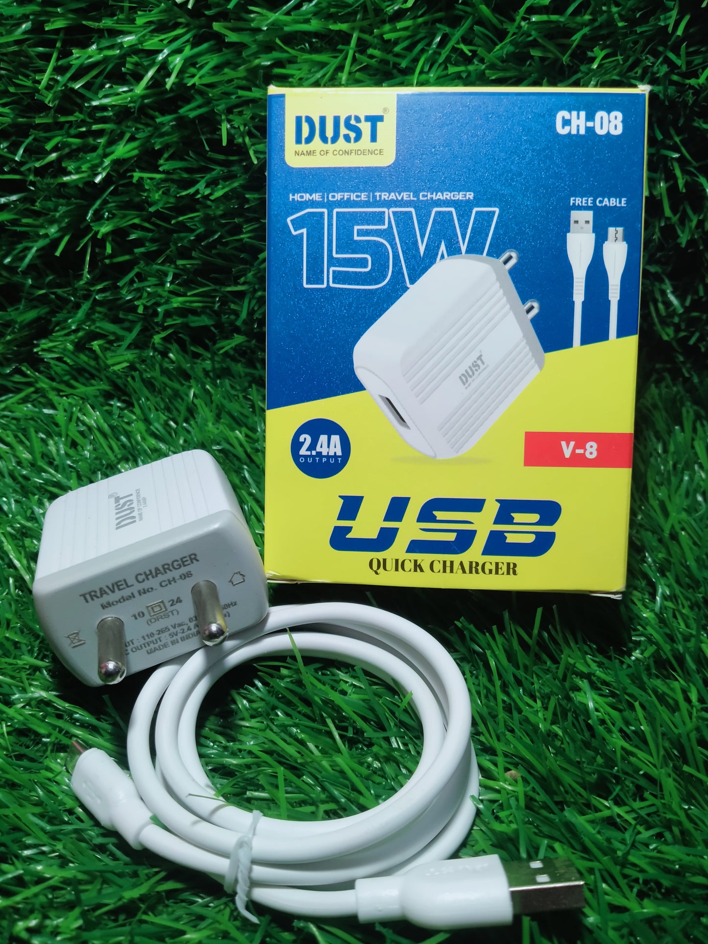 DUST CH-08,15W 2.4A,V8 mobile charger