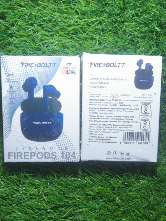 fireboult firepods 104 earbuds