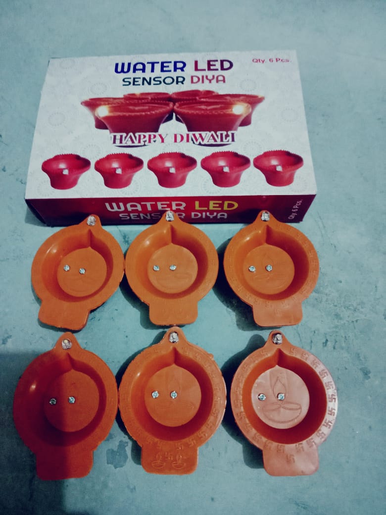 Water LED Sensor Diya (6PCS)