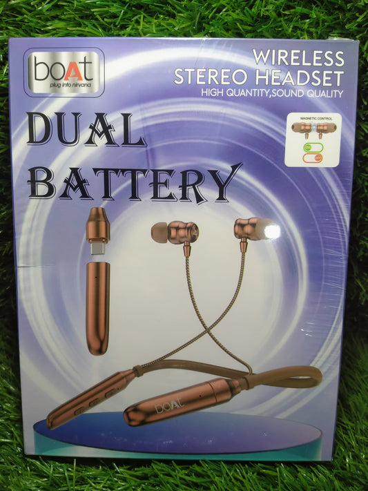 Dual Battery Wireless Stereo Neckband