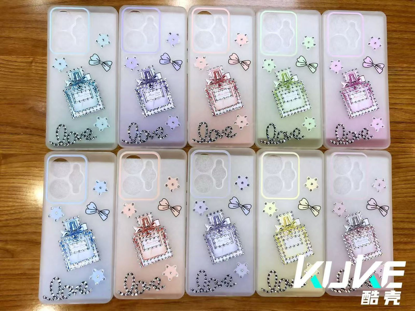 NEW PERFUME LADIES WITH DIAMOND BACK COVER