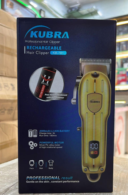 Kubra Kb - 781 Professional Battery Powered Trimmer