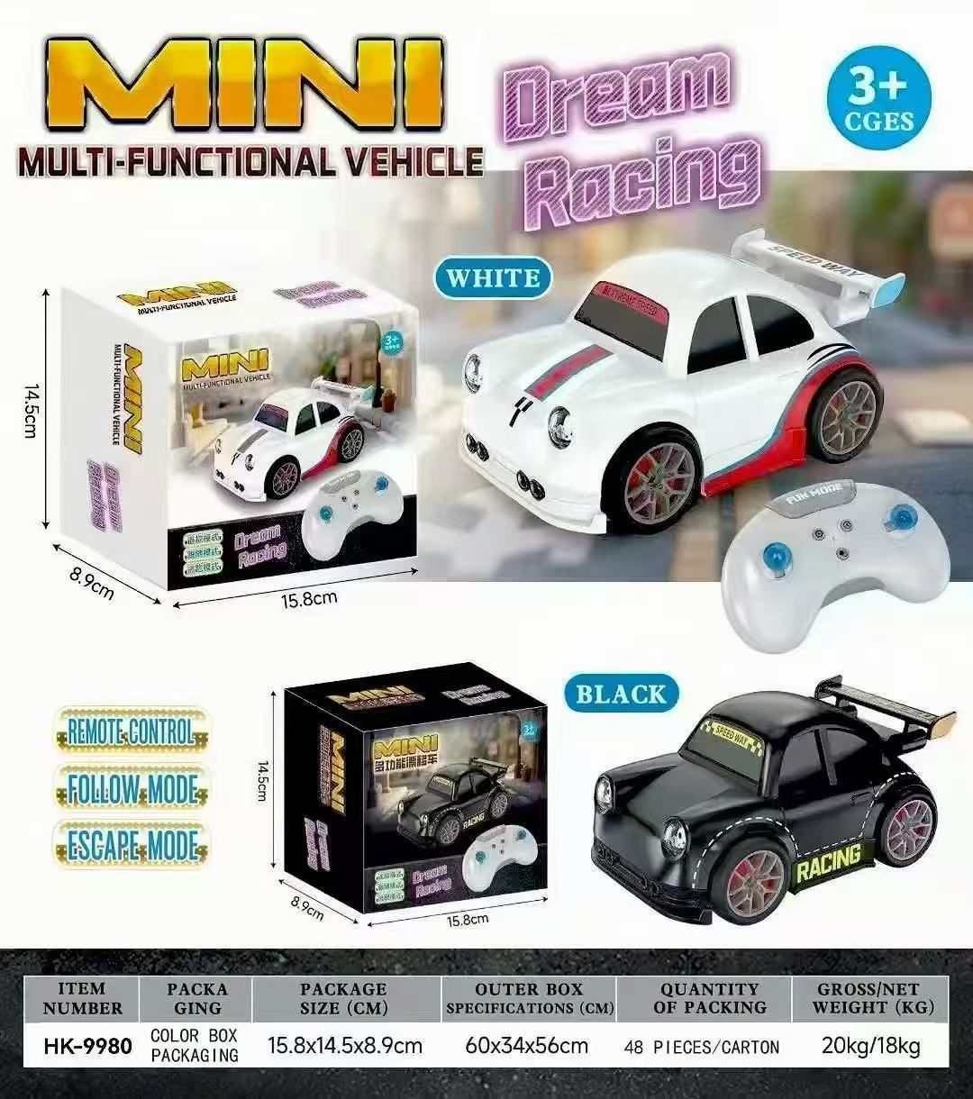 Mini Multi functional Remote Control Car – Kharrido