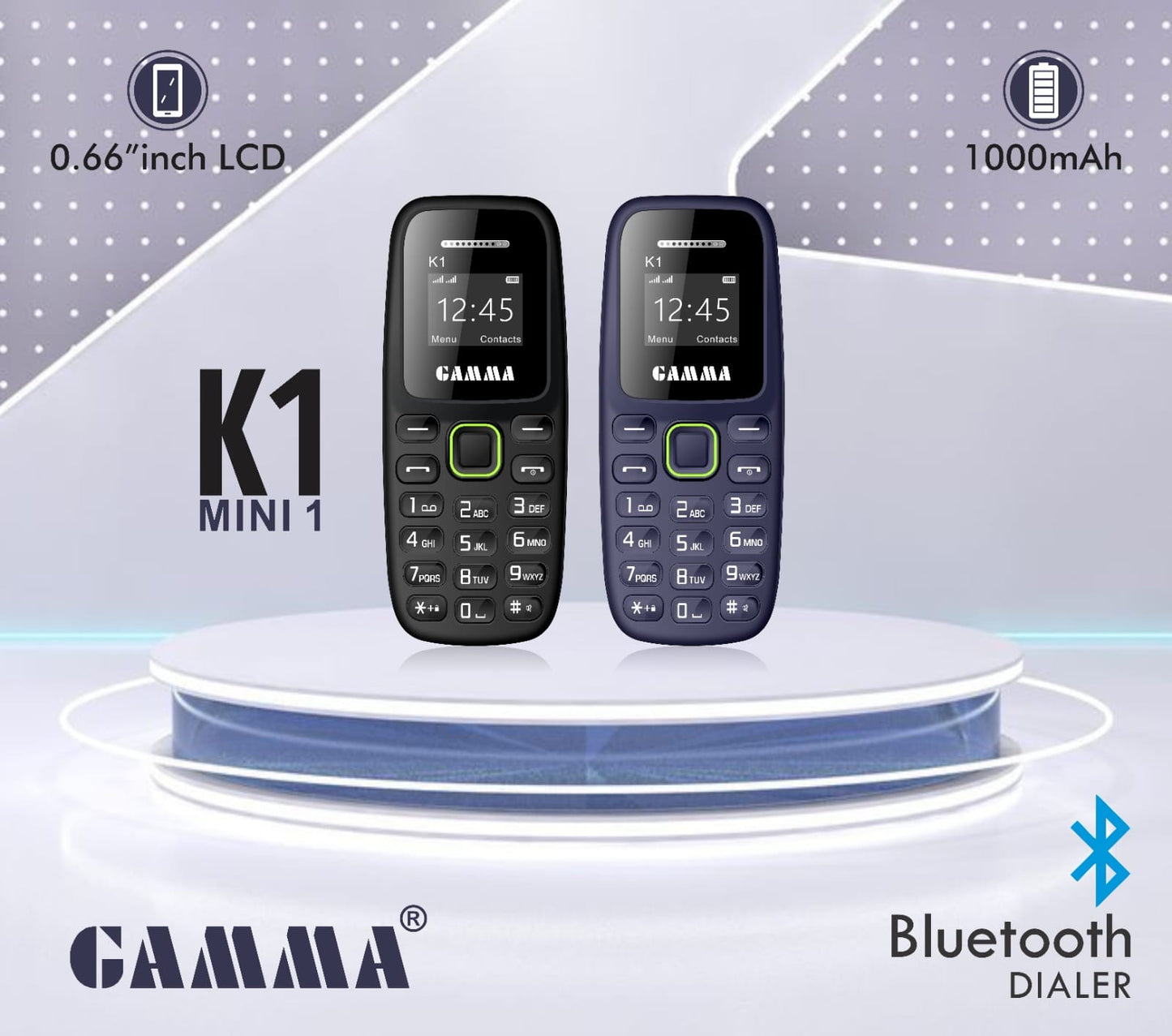 Gamma k2 Mini1 Keyped mobile phone