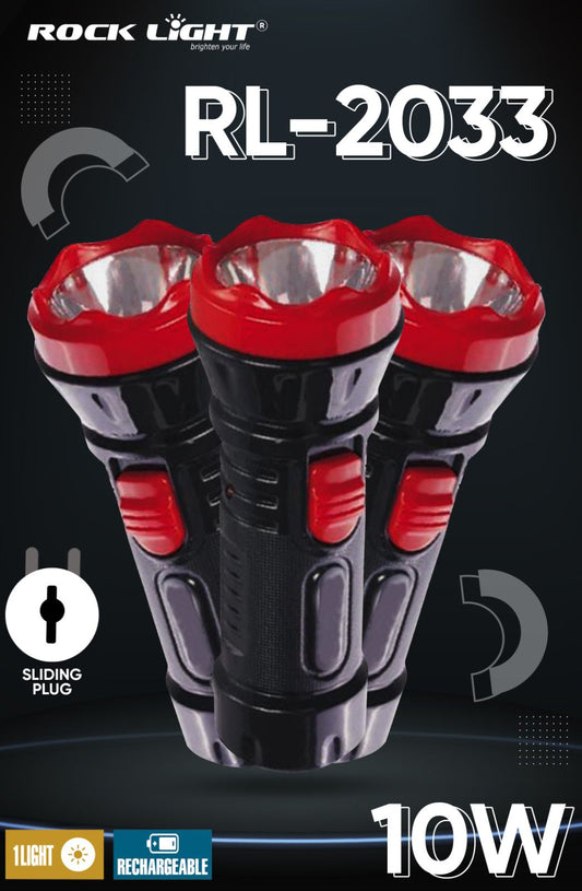 Rock Light RL-2033 10W Reachargeable Light