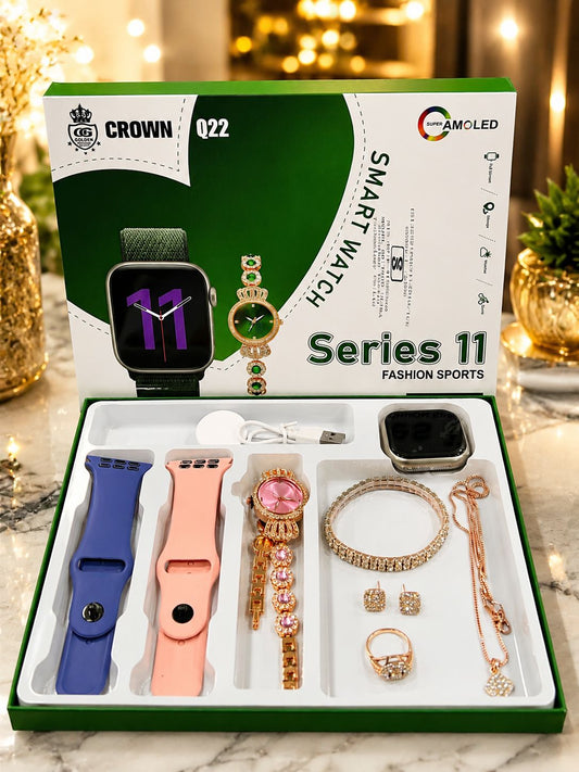 Smartwatch Series 11 Big Size Crown Q22 Fashion Sports Watch