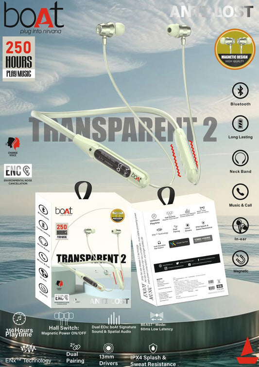 Boat BT-Transparent 2 Neckband