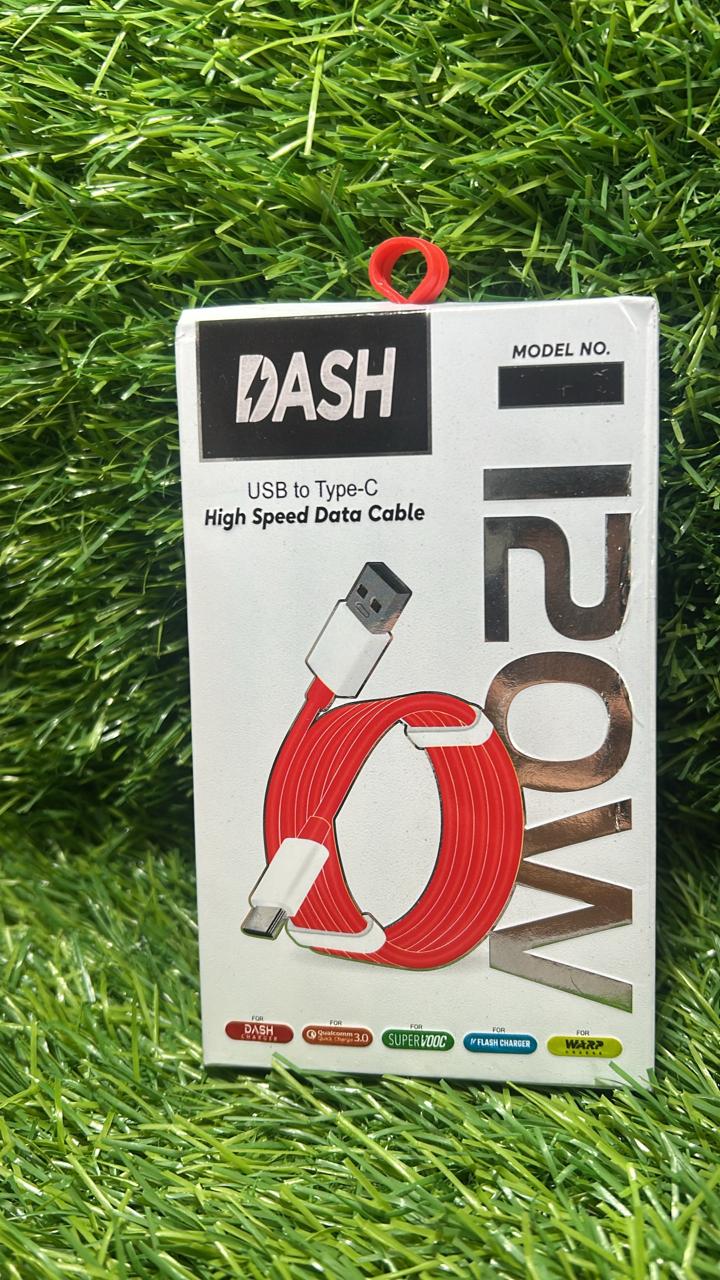 120W USB TO Type C Dash Cable