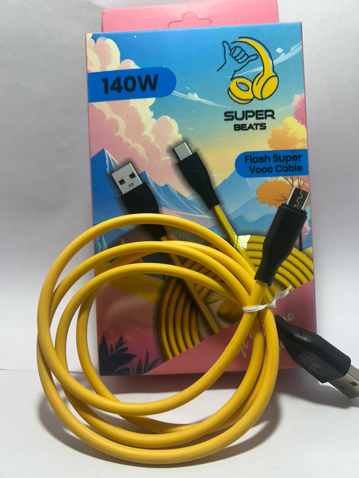 140W Super Beats Flash Super Vooc V8 Cable