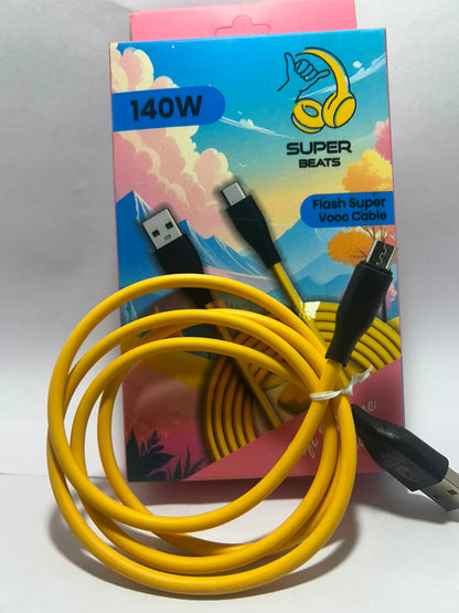 140W Super Beats Flash Super Vooc V8 Cable