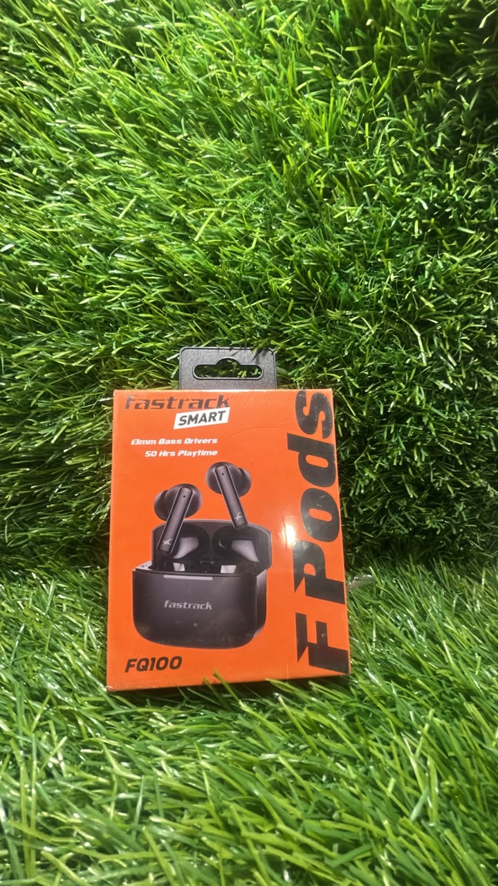 Fastrack Fpods FQ100, BT5.4 TWS Earbuds, 50Hrs Playtime