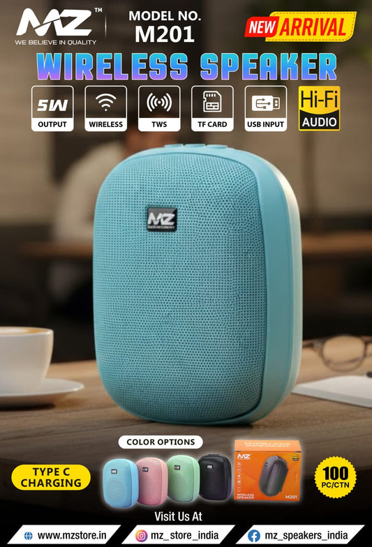 MZ M201 (PORTABLE BLUETOOTH SPEAKER)