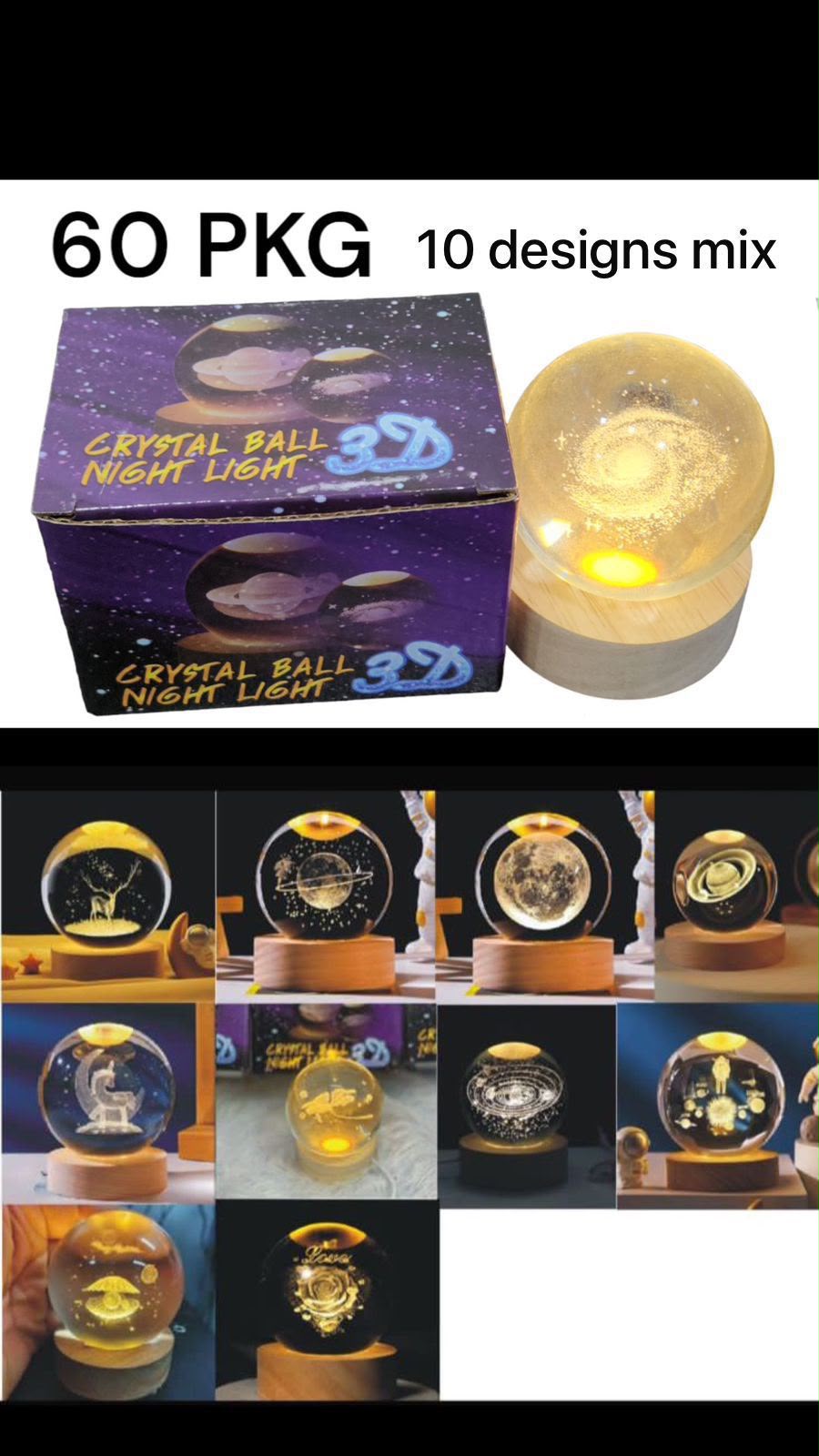 Crystal Ball Night Lamp
