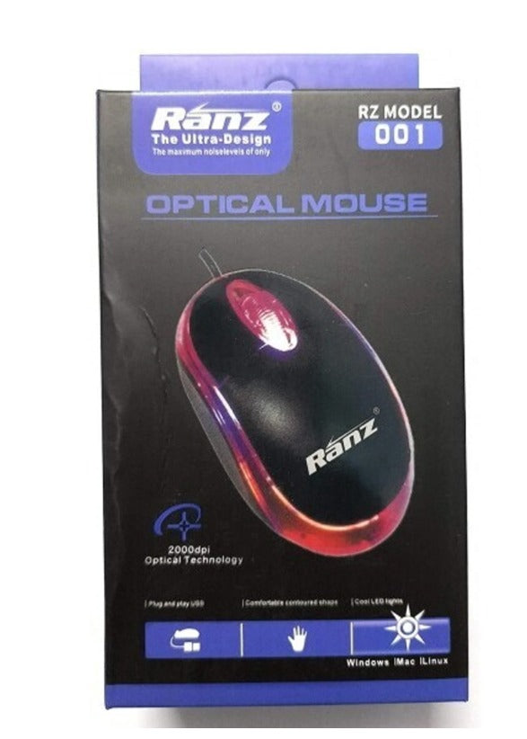 Ranz RZ 001 Ultra Design Optical Technology Mouse