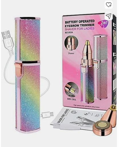 Portable Eyebrow, Face, Lips, Nose Hair Removal Electric Trimmer